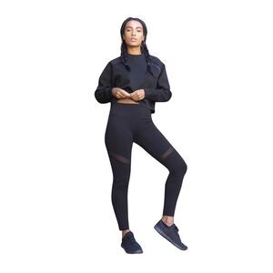 Tombo Womens/Ladies Panelled Leggings / Black